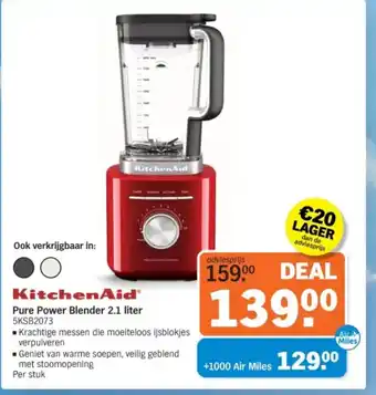 Albert Heijn Pure Power Blender 5KSB2073 aanbieding