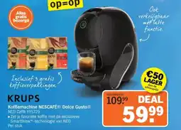 Albert Heijn Koffiemachine NESCAFÉ Dolce Gusto aanbieding