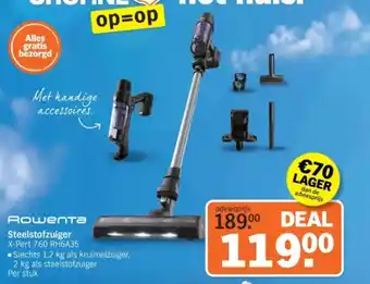 Albert Heijn Steelstofzuiger aanbieding