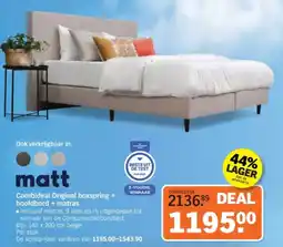 Albert Heijn Combideal Original boxspring + hoofdbord + matras aanbieding