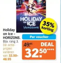Albert Heijn Holiday on Ice HORIZONS aanbieding