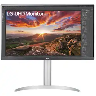 MediaMarkt LG 27UP850K-W - 27 inch - 3840 x 2160 (Ultra HD) - IPS-paneel - in hoogte verstelbaar aanbieding