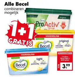 Coop Alle Becel aanbieding