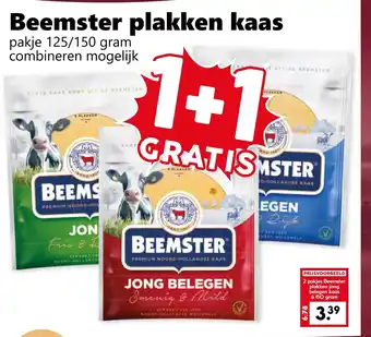 Coop Beemster plakken kaas aanbieding