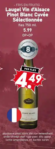 Coop Laugel Vin d'Alsace Pinot Blanc Cuvée Sélectionnée aanbieding