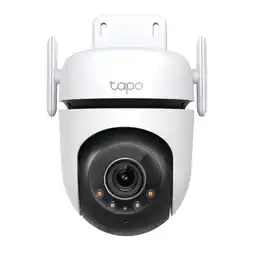 MediaMarkt TAPO TC42 Wifi met draai- en kantelfunctie Slimme buitencamera Wit aanbieding