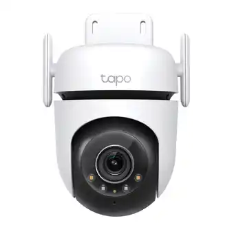 MediaMarkt TAPO TC42 Wifi met draai- en kantelfunctie Slimme buitencamera Wit aanbieding