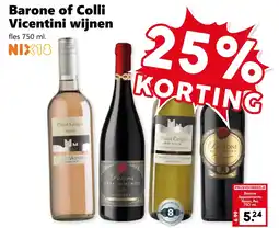 Coop Barone of Colli Vicentini wijnen aanbieding