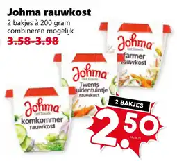 Coop Johma rauwkost aanbieding