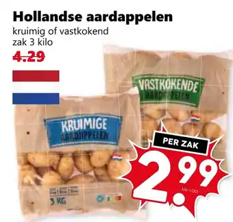 Coop Hollandse aardappelen aanbieding