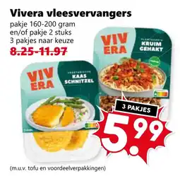 Coop Vivera vleesvervangers aanbieding