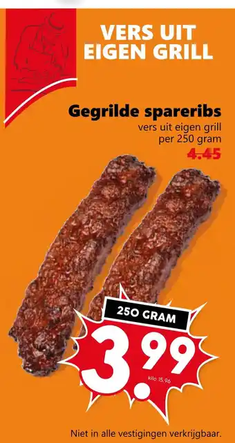 Coop Gegrilde spareribs aanbieding