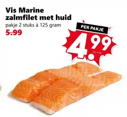 Coop Vis Marine zalmfilet met huid aanbieding