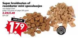 Coop Super kruidnoten of roomboter mini speculaasjes aanbieding