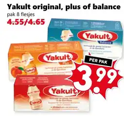 Coop Yakult original, plus of balance aanbieding