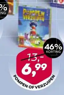 Coop Pompen of verzuipen aanbieding