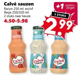 Coop Calvé sauzen aanbieding
