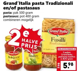 Coop Grand'Italia pasta Tradizionali en of pastasaus aanbieding