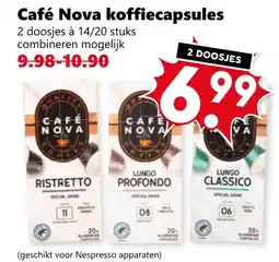 Coop Café Nova koffiecapsules aanbieding