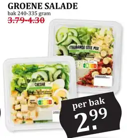Coop Groene salade aanbieding