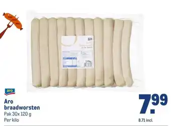 Makro Aro braadworsten aanbieding