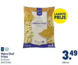 Makro Metro Chef frites aanbieding