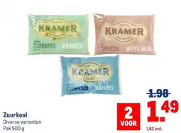 Makro Zuurkool aanbieding