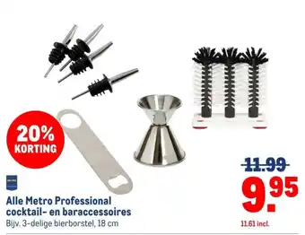 Makro Alle Metro Professional cocktail en baraccessoires aanbieding