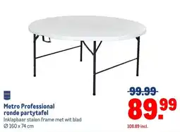 Makro Metro Professional ronde partytafel aanbieding