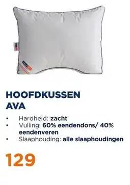 TotaalBED Hoofdkussen Ava | dons | aanbieding