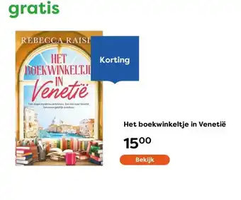 The Read Shop Het boekwinkeltje in Venetië aanbieding