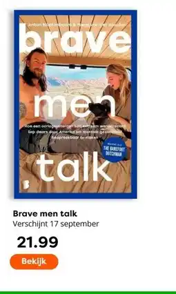 The Read Shop Brave men talk aanbieding