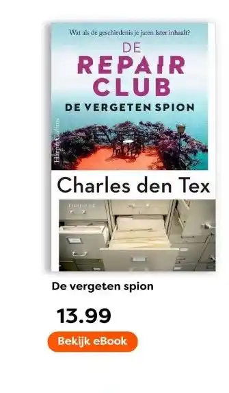 The Read Shop De vergeten spion aanbieding