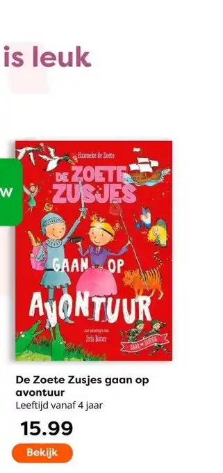 The Read Shop De Zoete Zusjes gaan op avontuur aanbieding