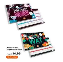 The Read Shop Wie Weet Wat: Verjaardag & Feest aanbieding