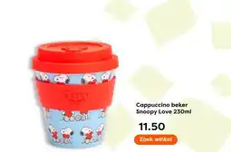 The Read Shop Cappuccino beker Snoopy Love aanbieding