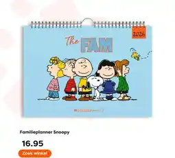 The Read Shop Familieplanner Snoopy aanbieding