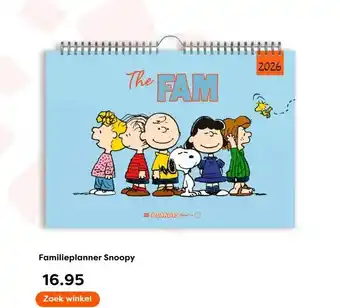 The Read Shop Familieplanner Snoopy aanbieding