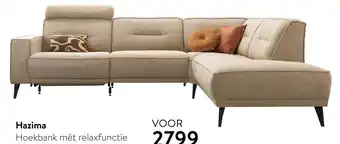 Profijt Meubel Hazima Hoekbank mét relaxfunctie aanbieding