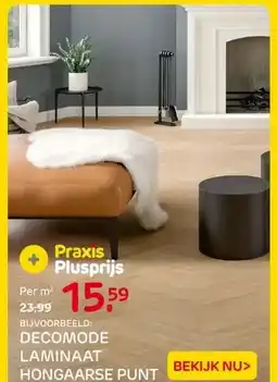 Praxis DECOMODE LAMINAAT HONGAARSE PUNT aanbieding