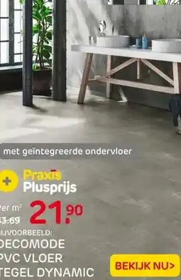 Praxis DECOMODE PVC VLOER TEGEL DYNAMIC aanbieding