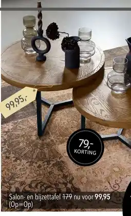 Pronto wonen Salon en bijzettafel aanbieding
