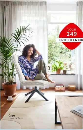 Profijt Meubel Calpe Draaifauteuil aanbieding