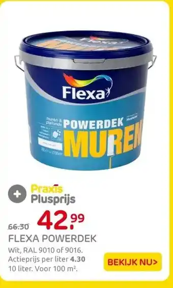 Praxis FLEXA POWERDEK aanbieding
