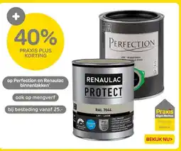 Praxis Perfection en Renaulac binnenlakken aanbieding