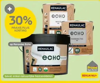 Praxis Renaulac Echo aanbieding
