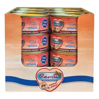 Plein.nl 24x Renske Paté Kattenvoer Nat Zalm aanbieding