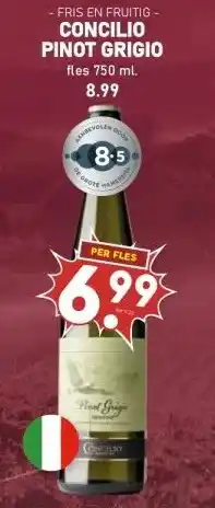 MCD Supermarkt CONCILIO PINOT GRIGIO aanbieding