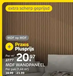 Praxis MDF WANDPANEEL aanbieding
