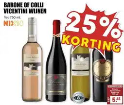 MCD Supermarkt BARONE OF COLLI VICENTINI WIJNEN aanbieding